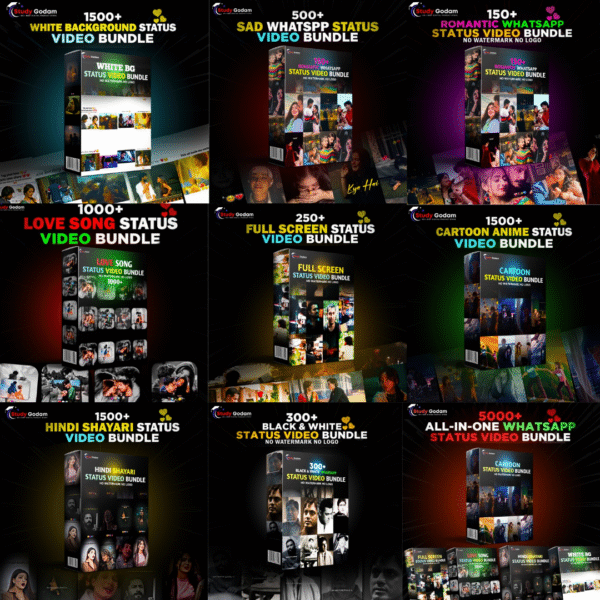 5000+Whatsapp Status Video Bundle